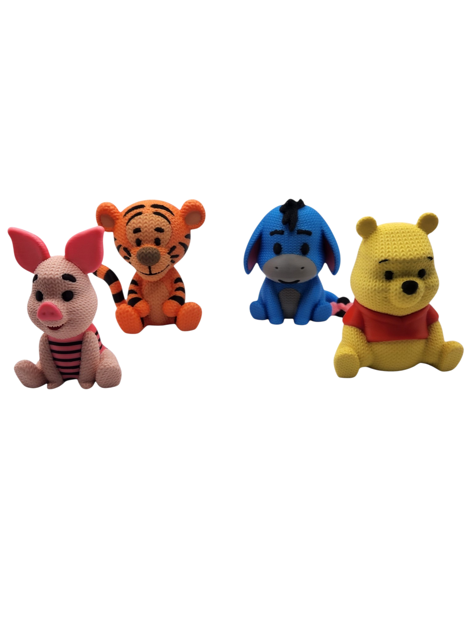Knitted styled Pooh set