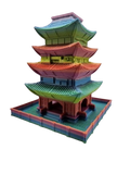 Oriental Dice tower