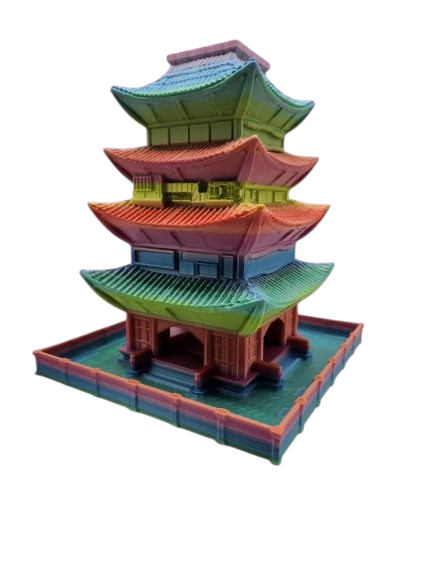 Oriental Dice tower
