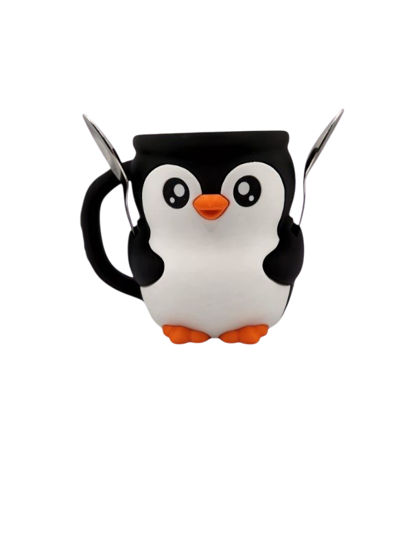 Penguin pint ice-cream holder